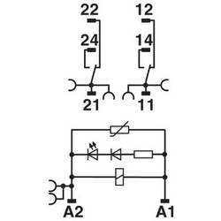 Phoenix Contact RIF-1-RPT-LV-120AC/2X21MS Relaisbaustein 2 Wechsler 10 St. 2909775