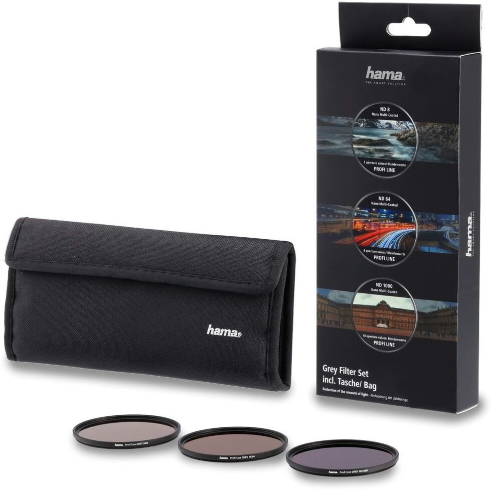 Hama Graufilter-Set 76899 ND8, ND64, ND1000 58mm