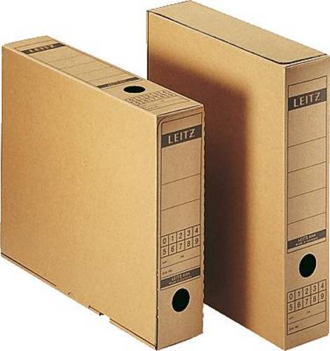 Leitz Archivbox 6084-00-00 70 mm x 325 mm x 265 mm Wellpappe Naturbraun 1 St.