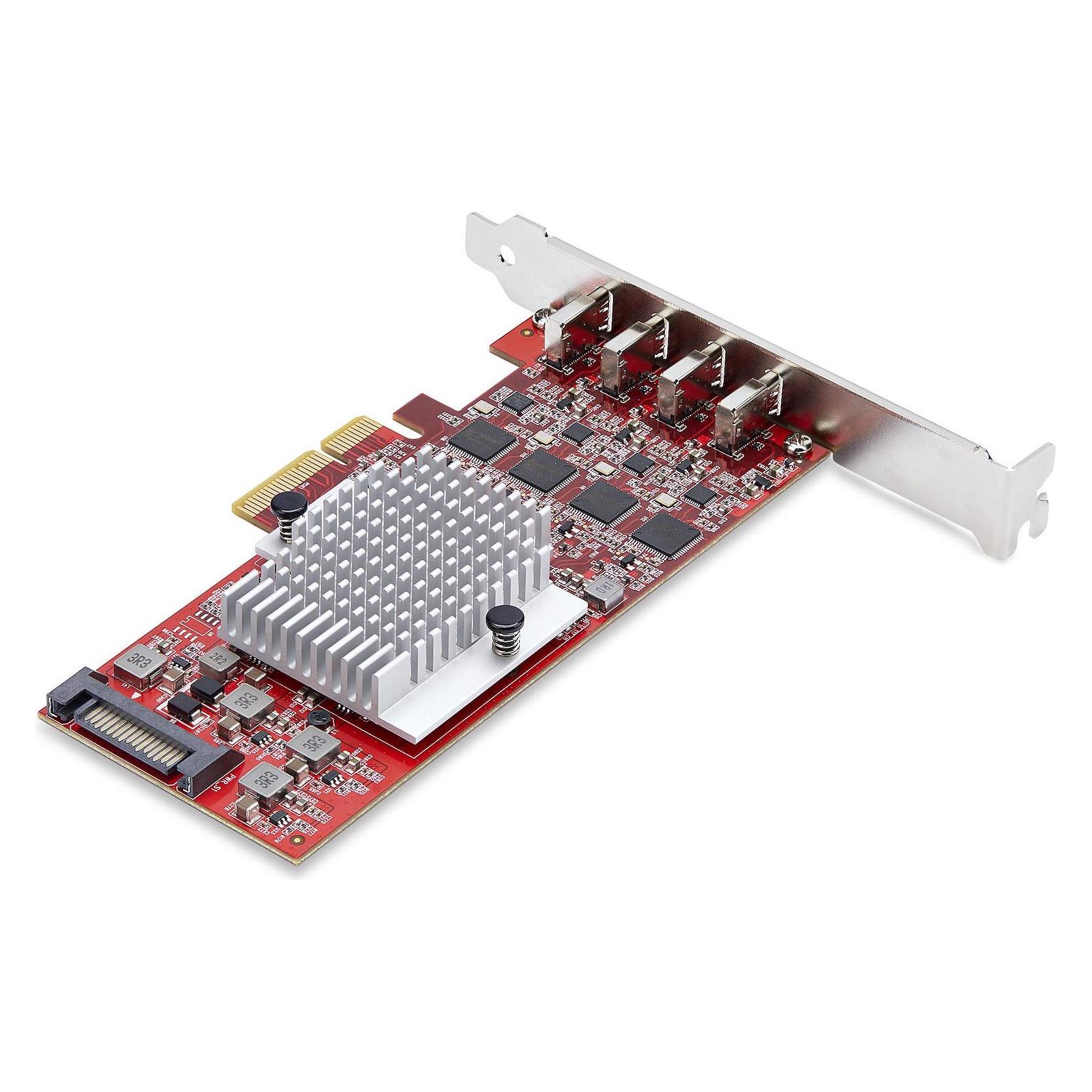 StarTech 4-PORT USB-C 10GB PCIE CARD USB-C 3.2 10GBPS PCI (P10Q4C-USB-CARD)