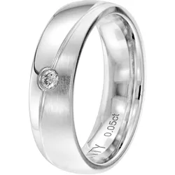Viventy 698058 Damen-Silberring 925 mit Diamant Verlobungsring, 56/17,8