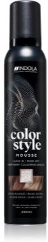 Indola Color Style Mousse mousse com cor para cabelo tom Beige Blonde 200 ml. Color Style Mousse