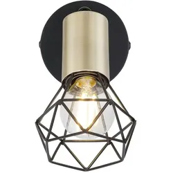 Globo Lighting Wandleuchte   ¦ schwarz