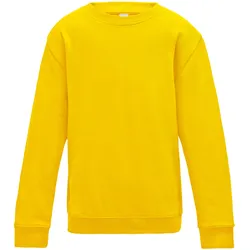 Just Hoods by AWDis - Kinder AWDIS Sweatshirt \JH030J\" - Sun Yellow / 3/4 (XS)"