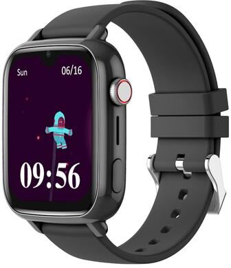 Inspire Daily Merch Child Smartwatch GPS Video Call SOS Tracker WIFI Monitor Camera Phone Watch black