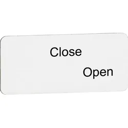 ABB MA6-1177 Texteinlage "Close" / "Open", für Schalter mit 2 Schaltstellungen