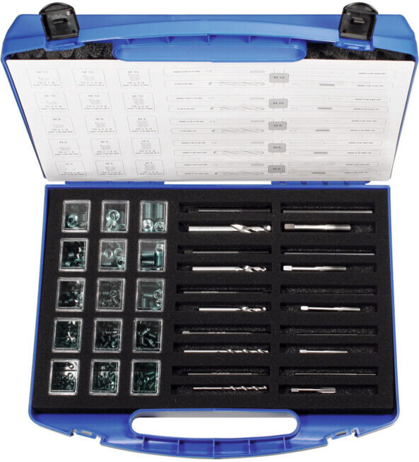 Helicoil Plus Kit de réparation de filetages, Contenu: M2,5-M6 (41860000001/10)