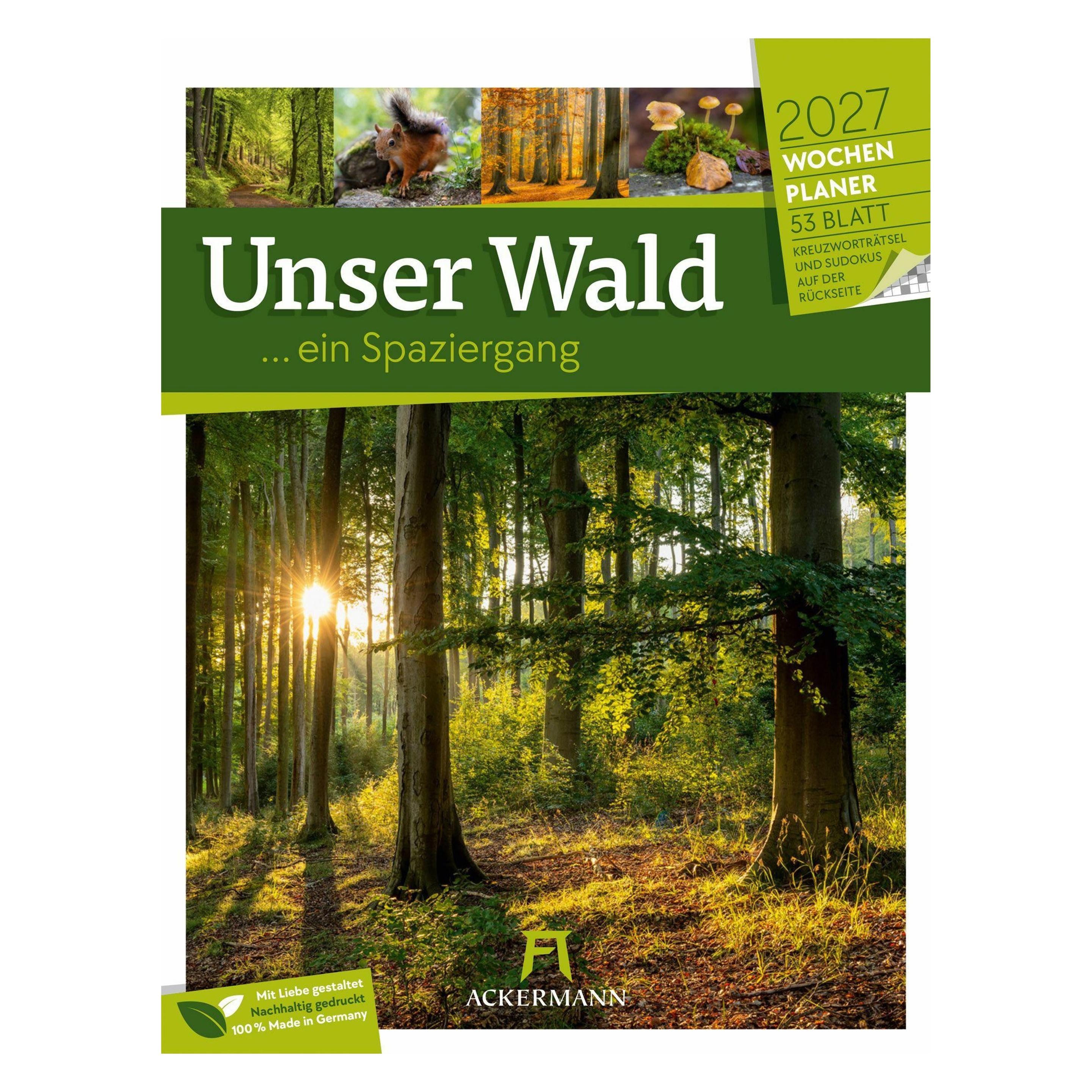 Ackermann Unser Wald Wochenplaner Kalender 2027 (66018589)