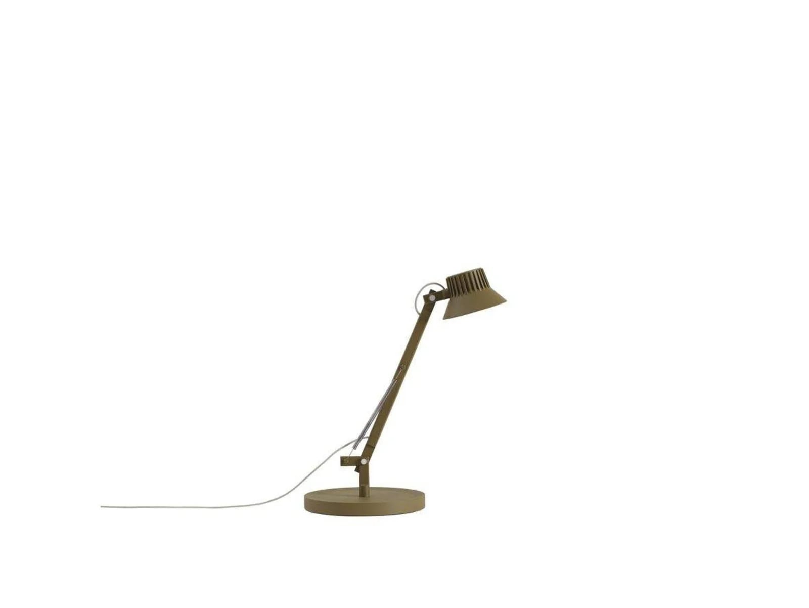 Muuto Dedicate Tafellamp S1 Brown Green - Aluminium - LED