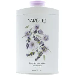 Yardley, Bodylotion, London English Lavender Parfümiertes Körperpuder 200g (Körperpuder, 200 g)