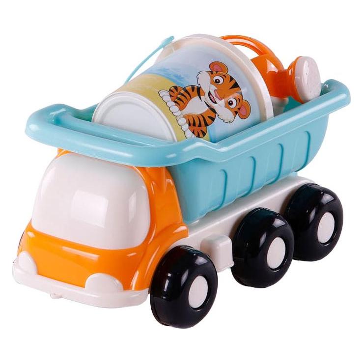 Polesie Cavallino Beach Dump Truck mit Eimer-Set Blau, 5-tlg. (43695950)