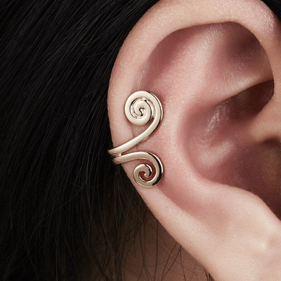 Stylish Acupressure Earrings For Weight Loss Natural Weight Management Gold