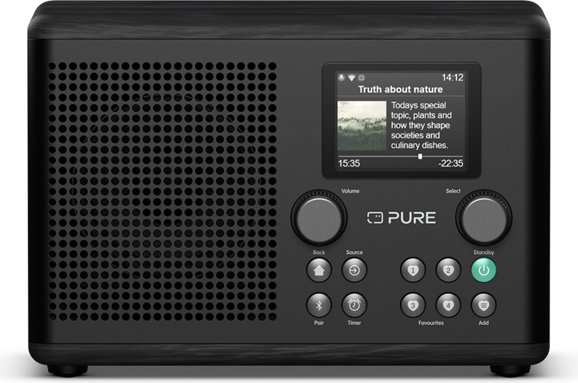 Pure Radio Classic H4i Zwart