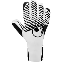 uhlsport FM Supergrip+ Half-Negative Cut Torwarthandschuhe weiß/schwarz 8.5