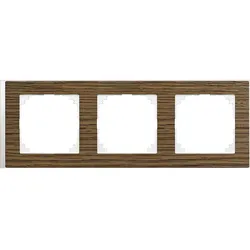 M-Pure, Decor Rahmen, 3fach, Eiche / aktiv weiß merten