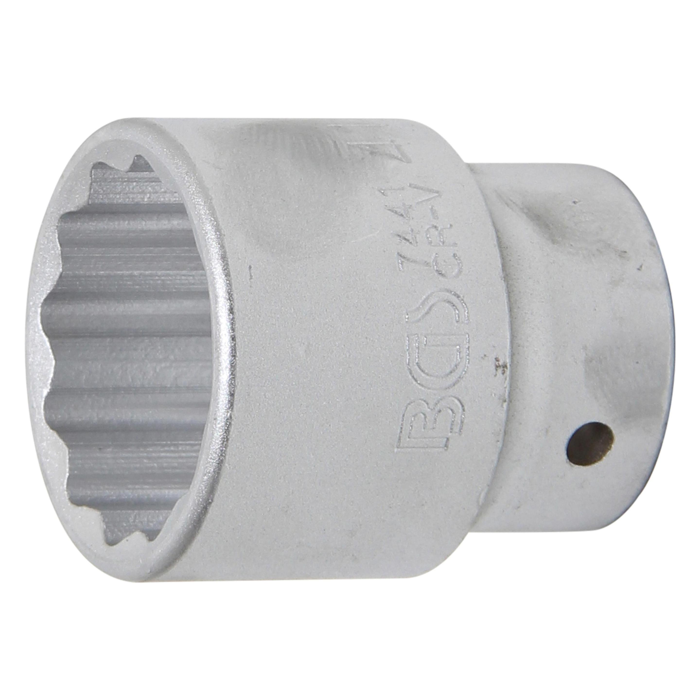 BGS Steckschlüssel-Einsatz Zwölfkant Antrieb Innenvierkant 20 mm (3/4") SW 41 mm (41 mm) (7441)