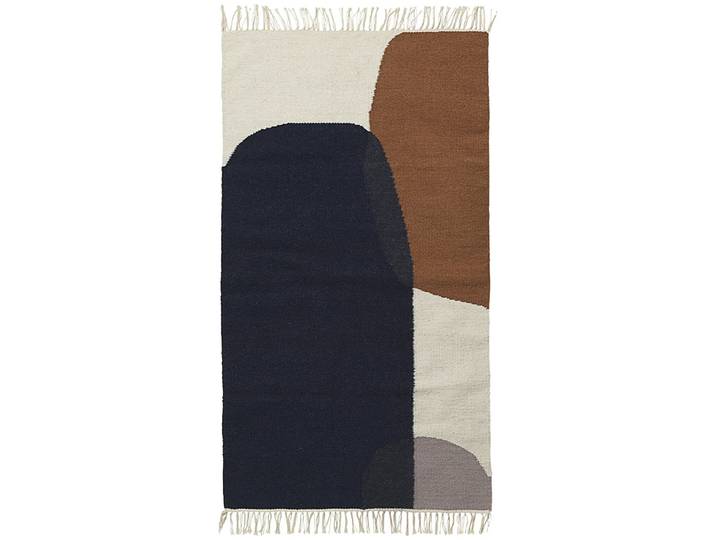 Ferm Living Tapis Kelim petit marge