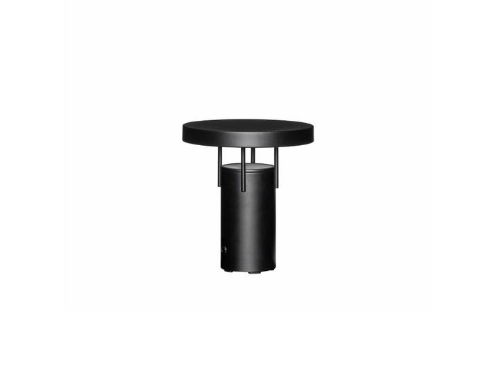 Hübsch HÜBSCH LED-Akku-Tischlampe BringMe Mini, schwarz matt, 20 cm dimmbar, schwarz, Metall, Modern