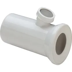 Klosett-Anschluss-Stutzen 3815.2 DN 100x175, mit Anschluss50mm, weiß