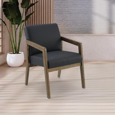 Office Star Products OSP Wood Guest Chair with Lumbar Support