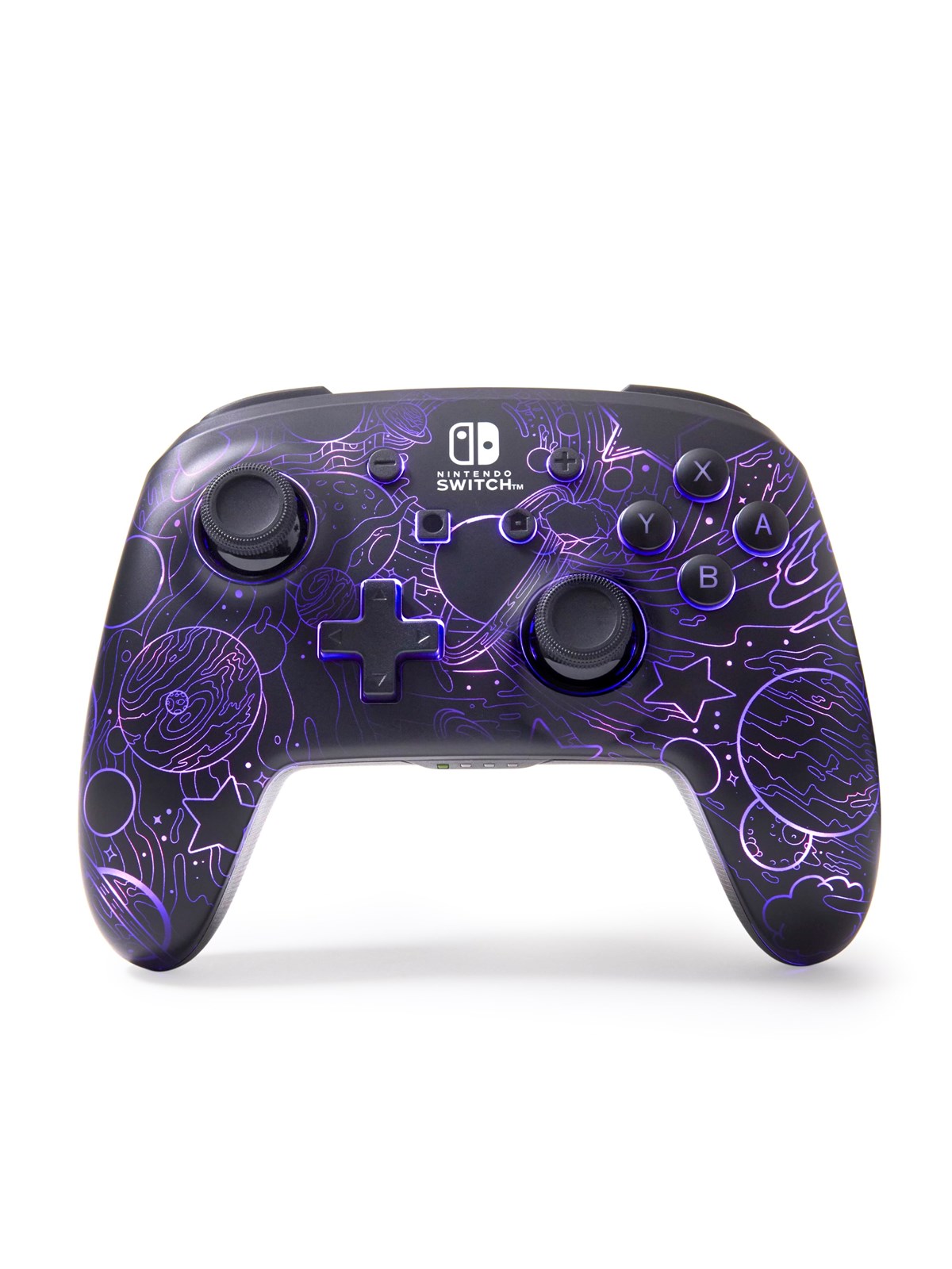 PowerA Verbesserter kabelloser Controller für Nintendo Switch mit Lumectra - Galaktischer Wirbel