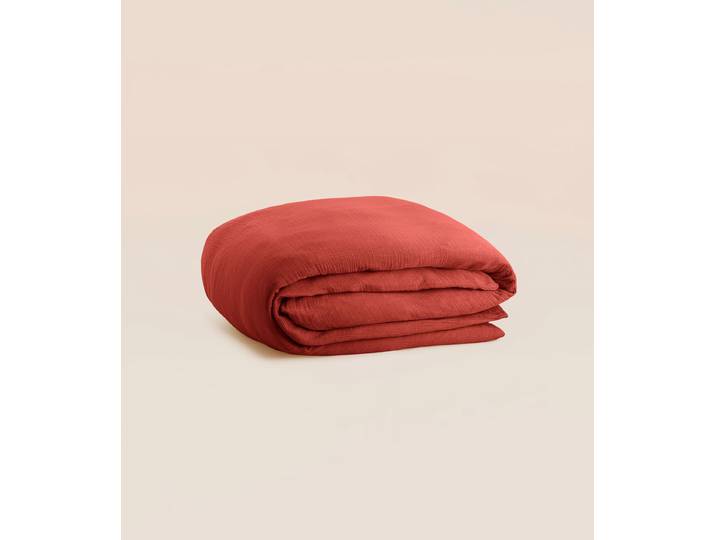 Housse de couette 240x220 cm - Gaze de coton - Tediber
