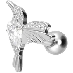 Titan Ohrpiercing mit Innengewinde KOLIBRI