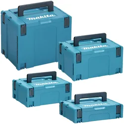 Makita, Werkzeugkoffer, MAKPAC Systemkoffer Gr. 1 + Gr. 2 + Gr. 3 + Gr. 4