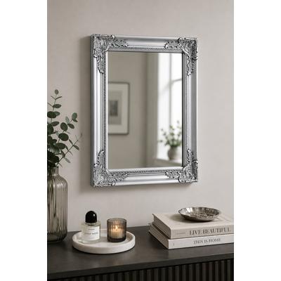 Spiegel OTTO HOME "King, in 3 Größen, auch als Ganzkörperspiegel", silber, B:50cm H:60cm T:6cm, Glas, Spiegel, Wandspiegel mit aufwendigen Verzierungen