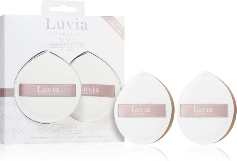 Luvia Cosmetics The Puffys Makeup Puff Set houppette Elegance 2 pcs