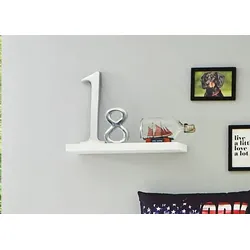 Wandboard RUDOLF MAX-I (BHT 45x3x18 cm) - weiß - BHT 45x3x18 cm