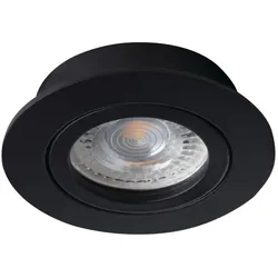 Kanlux Einbau-Downlight "DALLA" max. 10W Ø82 Schwarz