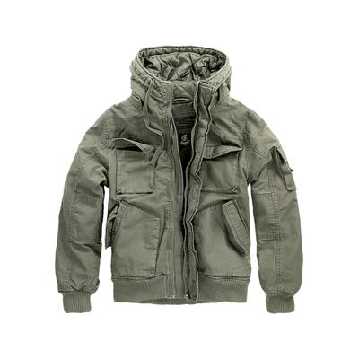 Winterjacke BRANDIT "Brandit Herren Bronx Winter Jacket", Herren, Gr. XXL, grün (olive), 100% Baumwolle, unifarben, normal, ohne Ausschnitt, Jacken Winterjacke