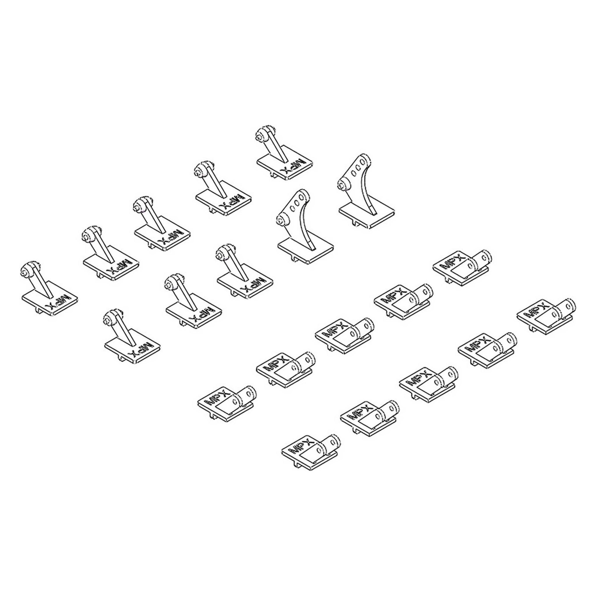 Multiplex Offset-Scharniersatz FunCub XL (224441)