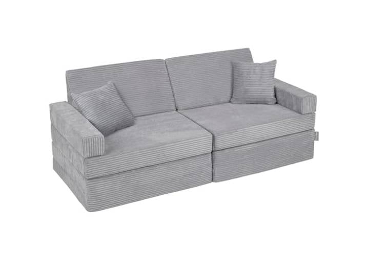 KiddyMoon Kindersofa aus Schaumstoff, Spielsofa für Kinder, Kindersessel, Sofa fürs Kinderzimmer, Kindercouch, Faltmatratze