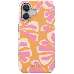 Burga Aloha MagSafe Case (Apple iPhone 16), Smartphone Hülle, Rosa, Gelb