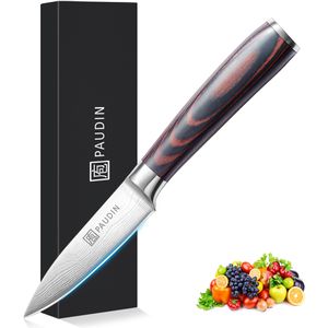 Paudin Gemüsemesser Universal Classic N8, 9 cm Edelstahlklinge, Pakkaholzgriff