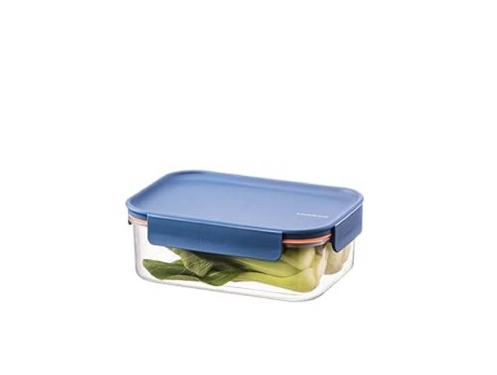 LocknLock Boîte de conservation en Tritan\, sans BPA\, avec couvercle en polypropylène\, hermétique et empilable\, idéale comme récipient de conservation\, passe au micro-ondes\, au congélateur et au