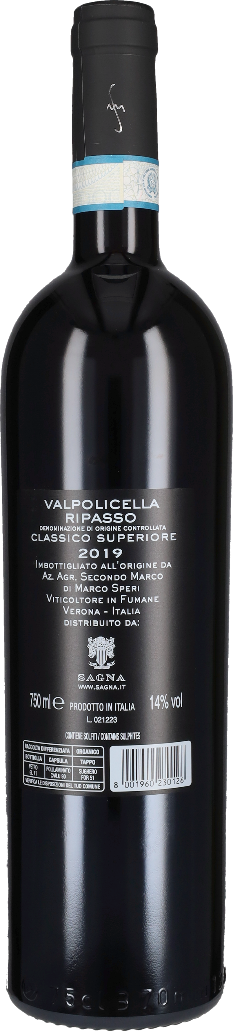 Valpolicella Superiore Classico Ripasso Secondo Marco 2019