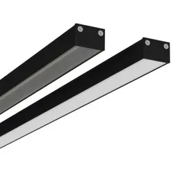 LTS Licht&amp;Leuchten Anbauprofil 3m DCL-P-U1 001/3000 sw