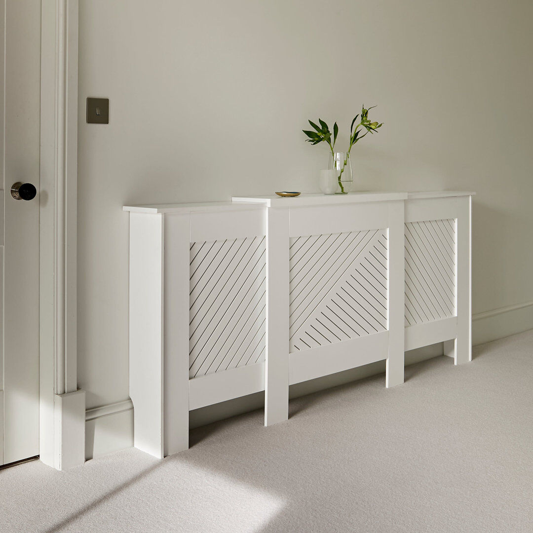 EULAURAJAMES Jack Adjustable Radiator Cover 84cm H X 137cm W X 21cm D