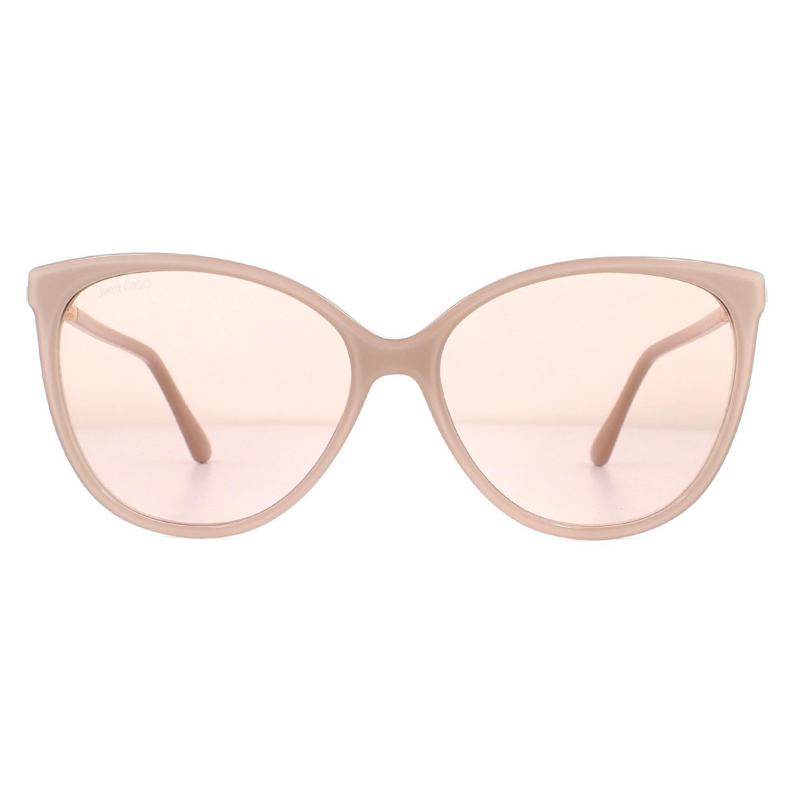 Jimmy Choo Zonnebril Lissa/S Kon K1 Naakt Glitter Goud Mirror