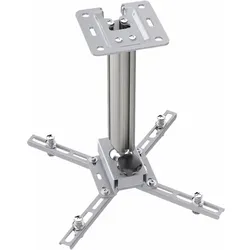 Kindermann Premium 30 - Klammer für Projektor (Decke), Beamer Halterung, Silber