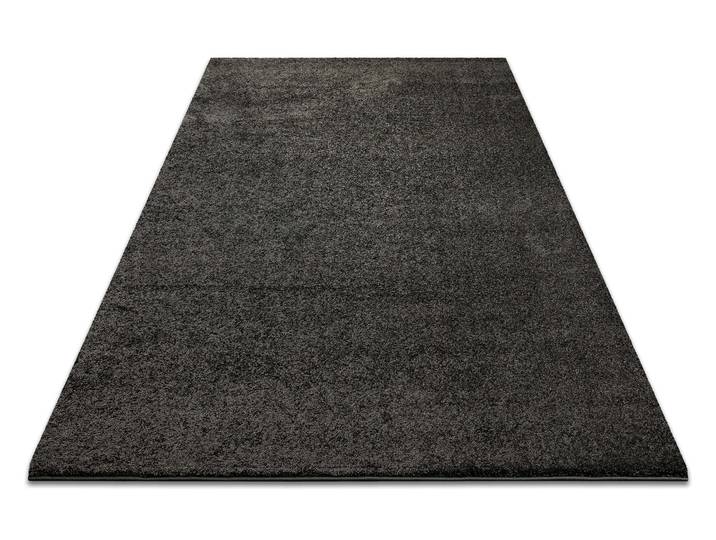Teppich WECON HOME Wogh , schwarz (anthrazit), B:80cm H:25mm L:150cm, Polyester, Teppiche, Teppich, Kurzflor, maschinell gewebt, robust, Wohn- & Schlafzimmer, einfarbig