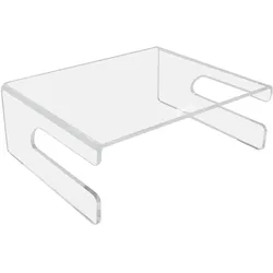 Desq Monitorständer, Monitor Erhöhung, Transparent