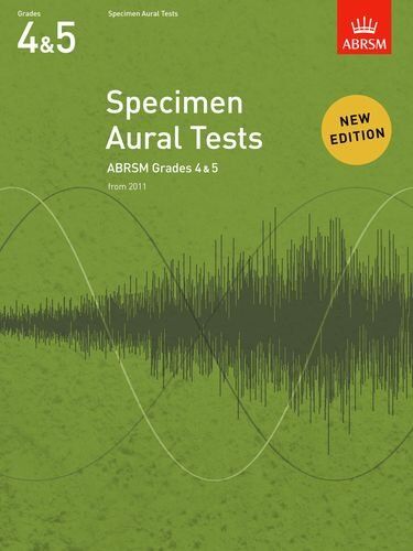ABRSM - Specimen Aural Tests, Grades 4 & 5: from 2011 (Specimen Aural Tests (ABRSM)) - Preis vom 09.10.2026 07:28:09 h
