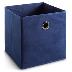 Aufbewahrungsbox 30 x cm Polyester Blau Dunkelblau