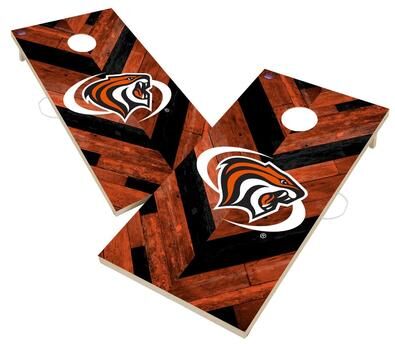 Skip's Garage Pacific Tigers Cornhole Board Set