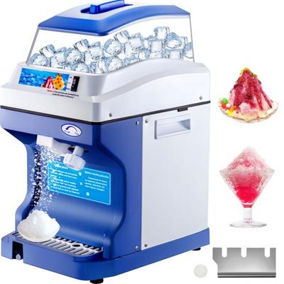 Commercial Ice Shaver Crusher LBS Hopper, Tabletop Electric Snow Cone Maker, 320 RPM For Parties, Events & Snack Bars Commercial Ice Shaver Crusher LBS Hopper, Tabletop Electric Snow Cone Maker, 320 RPM For Parties, Events & Snack Bars