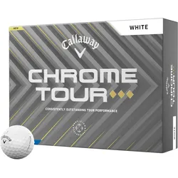 Callaway Golfbälle Chrome Tour TD - 12er Pack, weiss